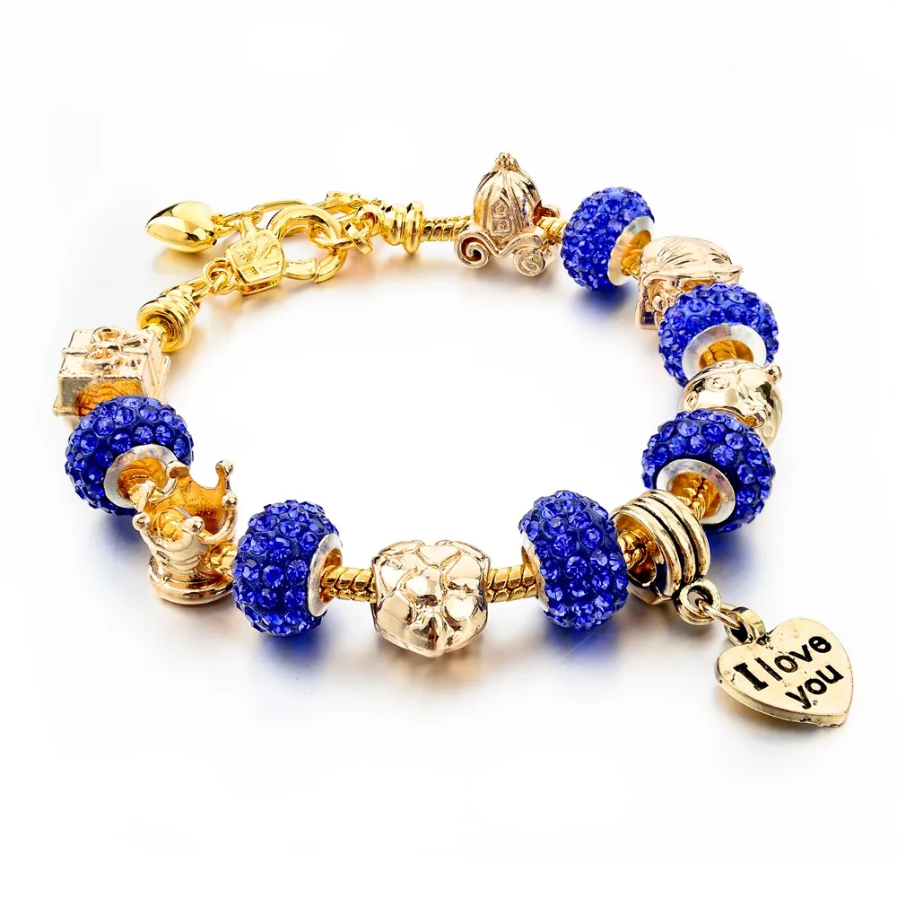 Браслеты LongWay с хрустальными бусинами для женщин очаровательные браслеты дружбы