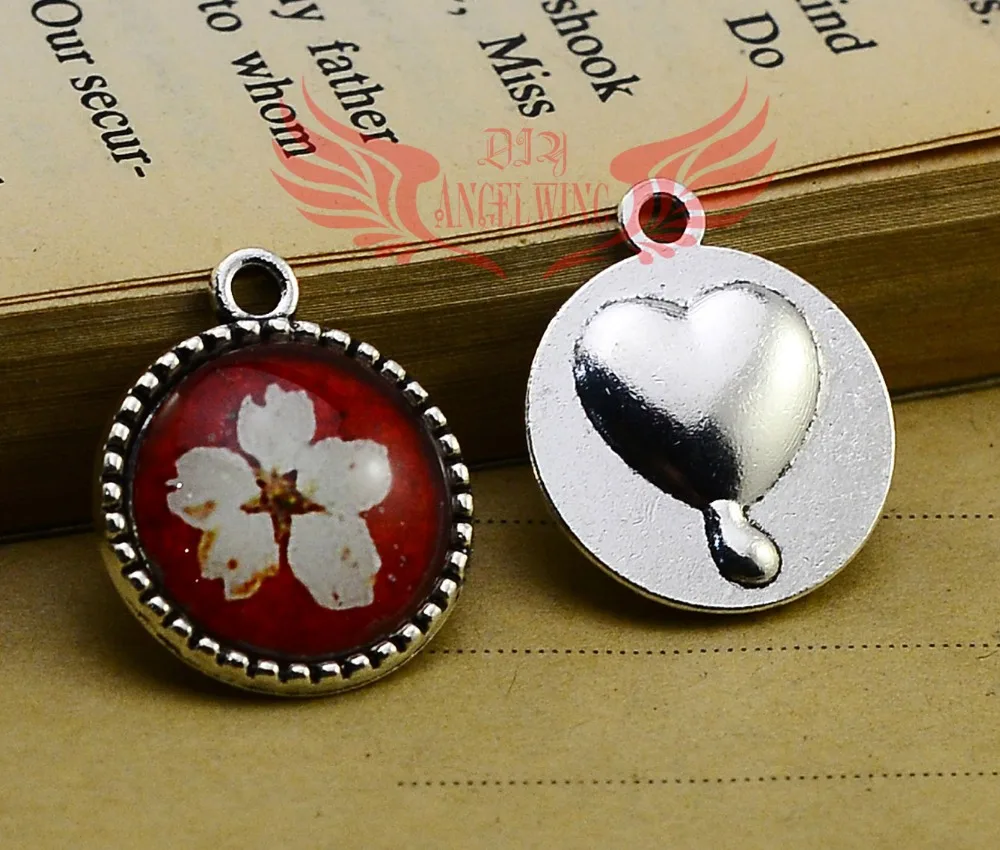 

15pcs/lot--18mm Inner Size Antique Silver plated heart Fashion Style Cabochon Base Cameo Setting Charms Pendant,DIY supplies