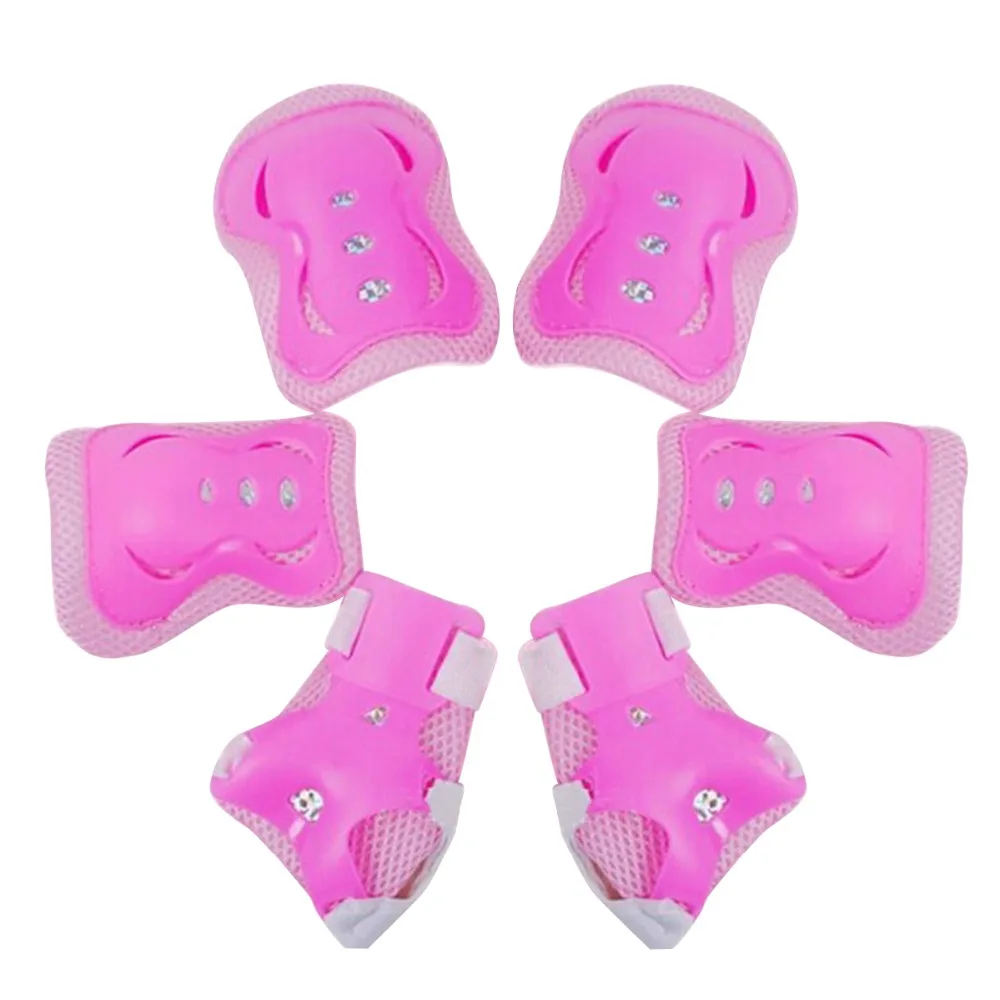 6 шт. детские спортивные наколенники для катания на роликах|Налокотники и