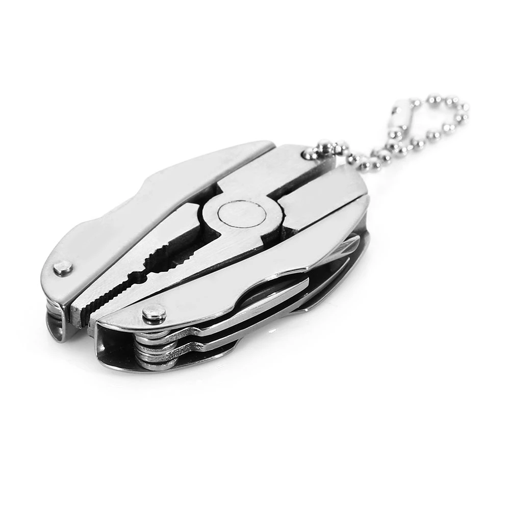 Многофункциональные уличные плоскогубцы из нержавеющей стали мини складной