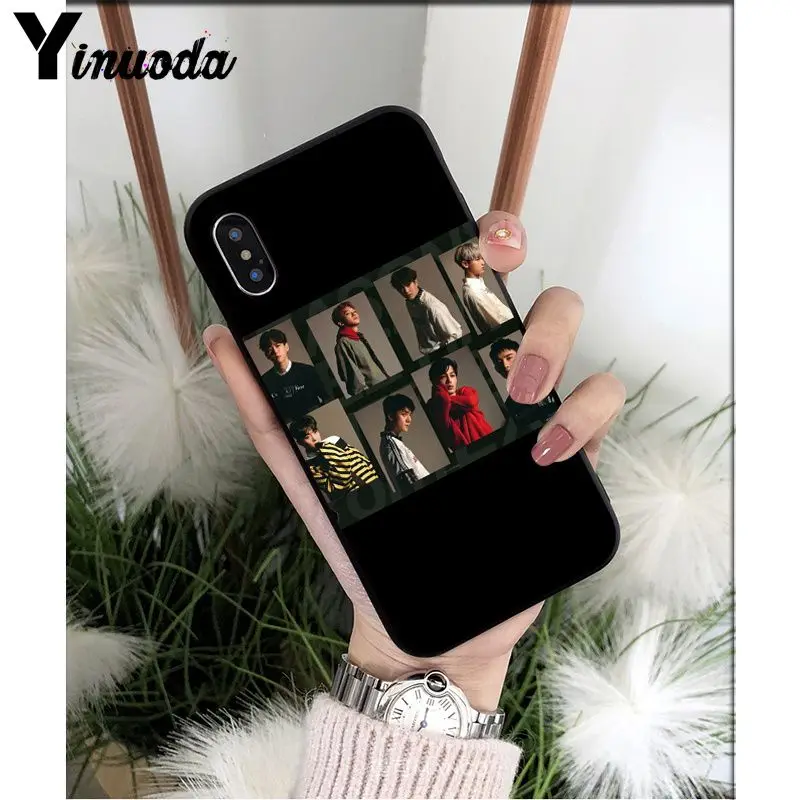 Yinuoda Kpop exo DIY красивые аксессуары для телефонов, чехол для Apple iPhone 8 7 6 6S Plus X XS MAX 5 5S SE XR Чехол для мобильного телефона s