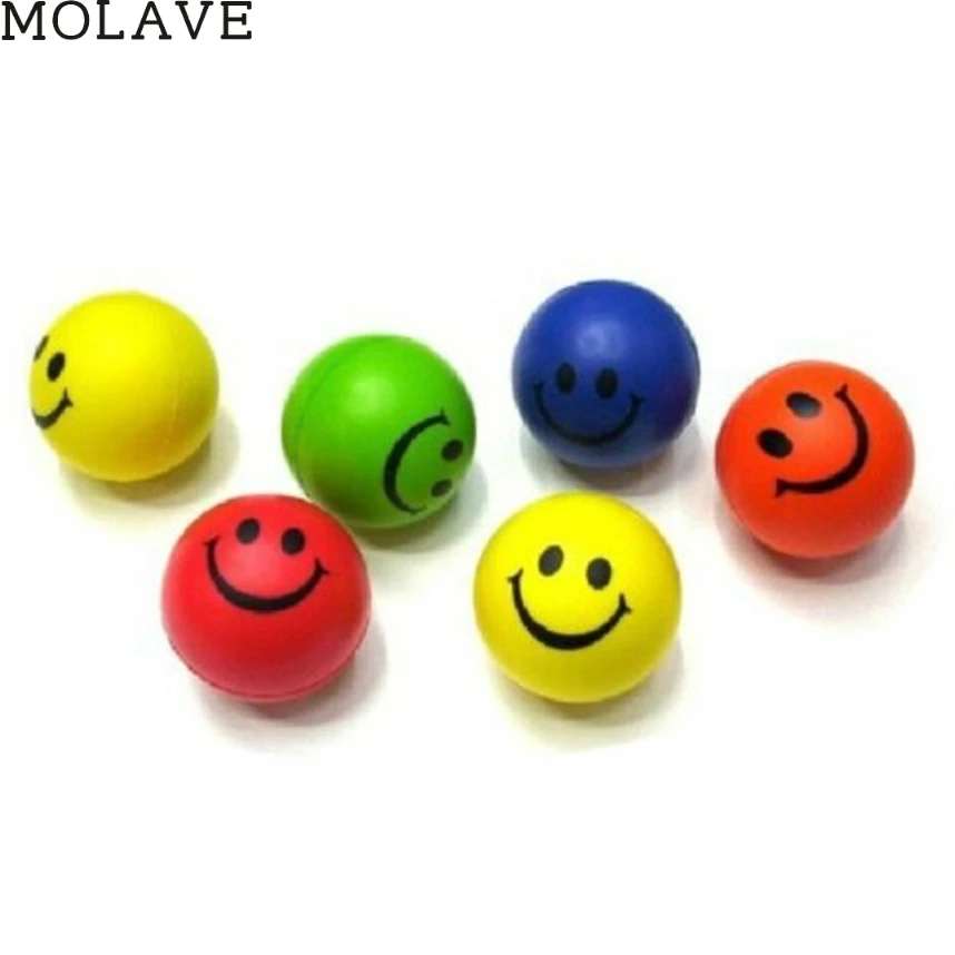 MOLAVE 1 шт. мини неоновая улыбка расслабляемые шары с новым годом подарки мяч
