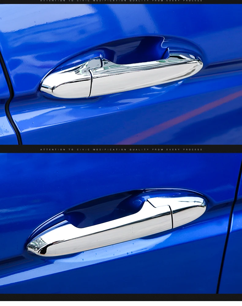 Хромированная накладка на дверную ручку для Honda Fit / Jazz 2014 2015 2016 2017 2018