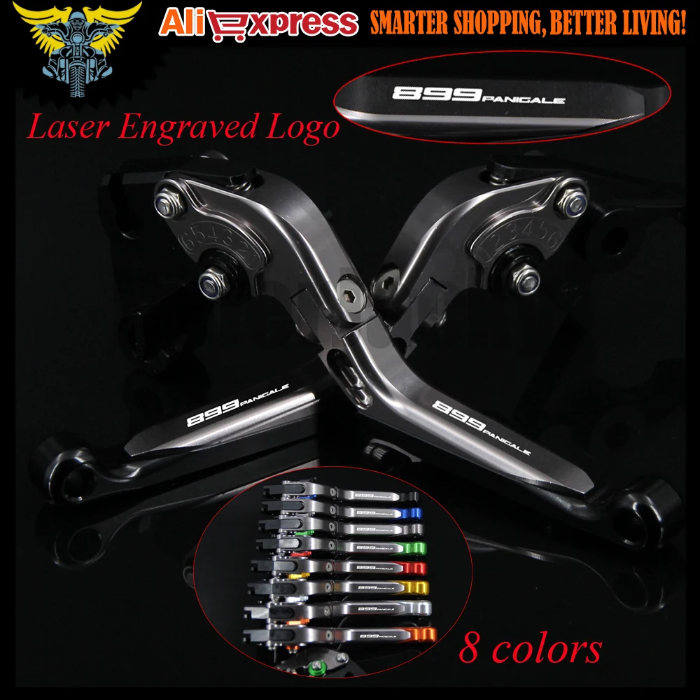 Черные и титановые регулируемые мотоциклетные CNC складные рычаги тормоза