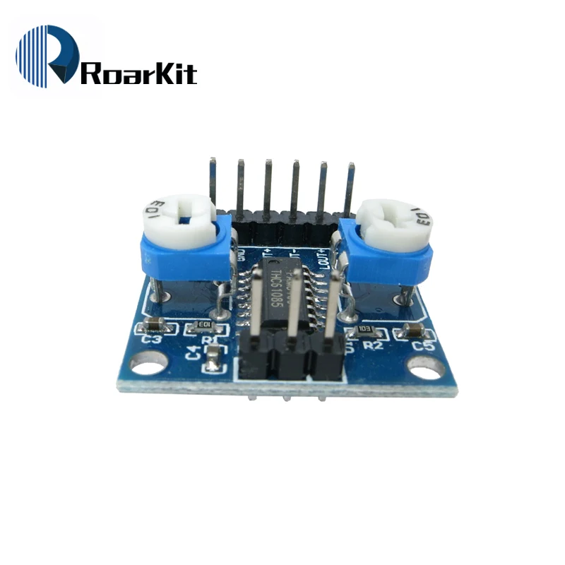 Плата цифрового усилителя PAM8406 с регулятором громкости 5Wx2 Stereo для arduino|digital amplifier