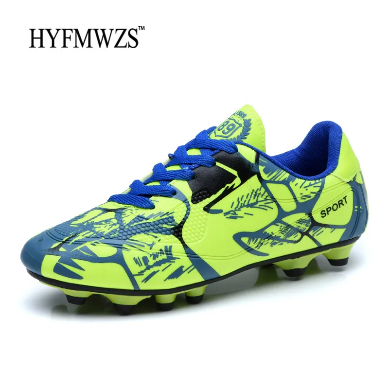 HYFMWZS Chuteira Futebol/мужские футбольные бутсы для мальчиков; длинные шипы; футбольные бутсы; оригинальные ультратонкие кроссовки; дышащая обувь;