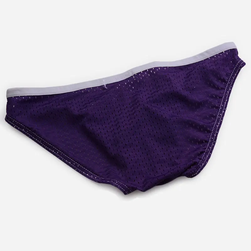 Мужское нижнее белье ажурные летние Трусы из полиэстера с низкой талией|underwear men