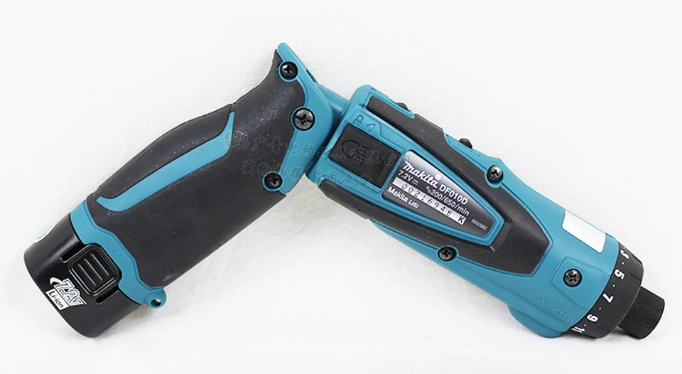 Япония Makita DF010DSE зарядная отвертка электрическая отвертка Складной Тип Двойной литиевой батареи легкий дизайн