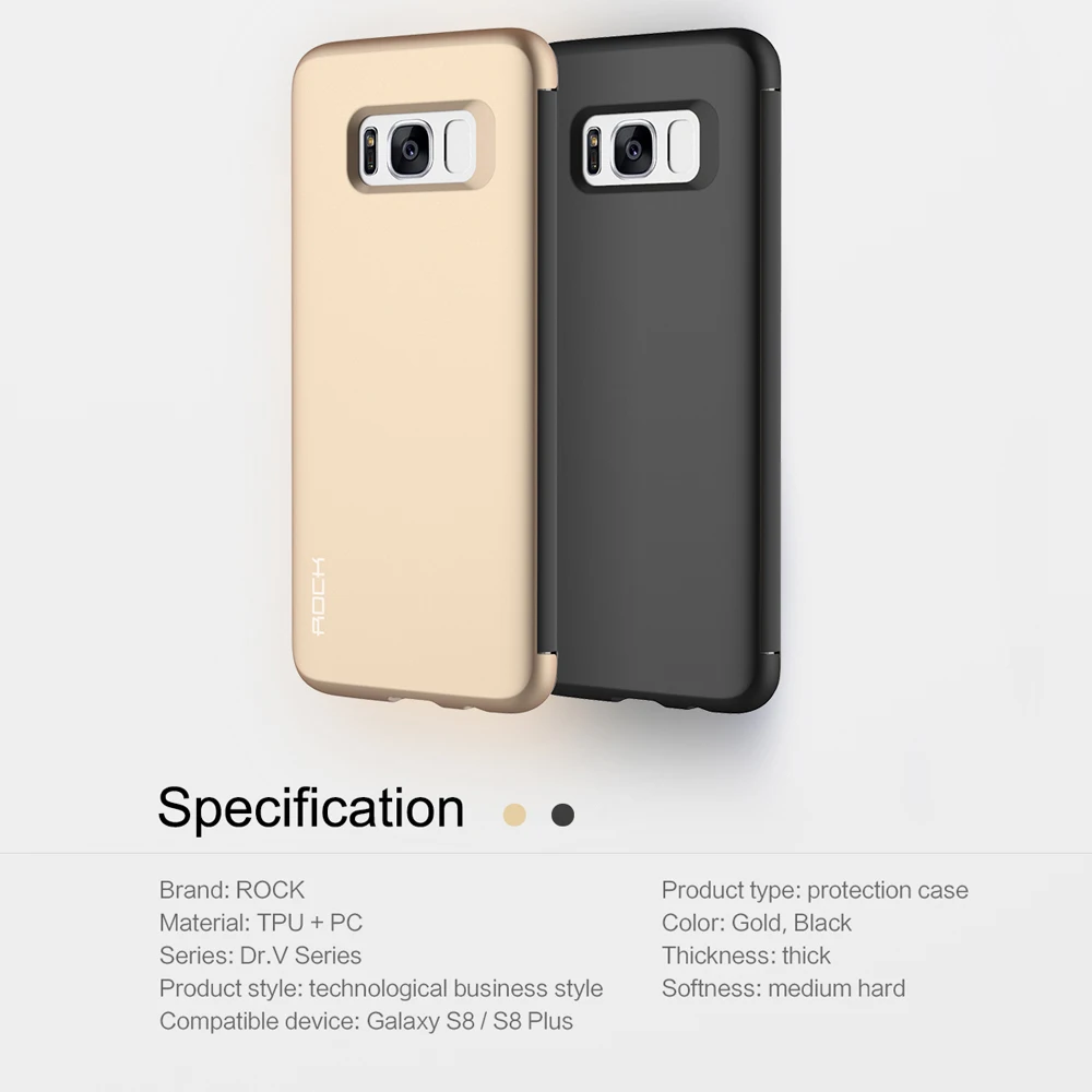 Чехол для samsung Galaxy S9 плюс откидная крышка чехол Rock Dr. V невидимый роскошный Вид из окна Смарт Флип-кейс для samsung Galaxy S9 S9 плюс