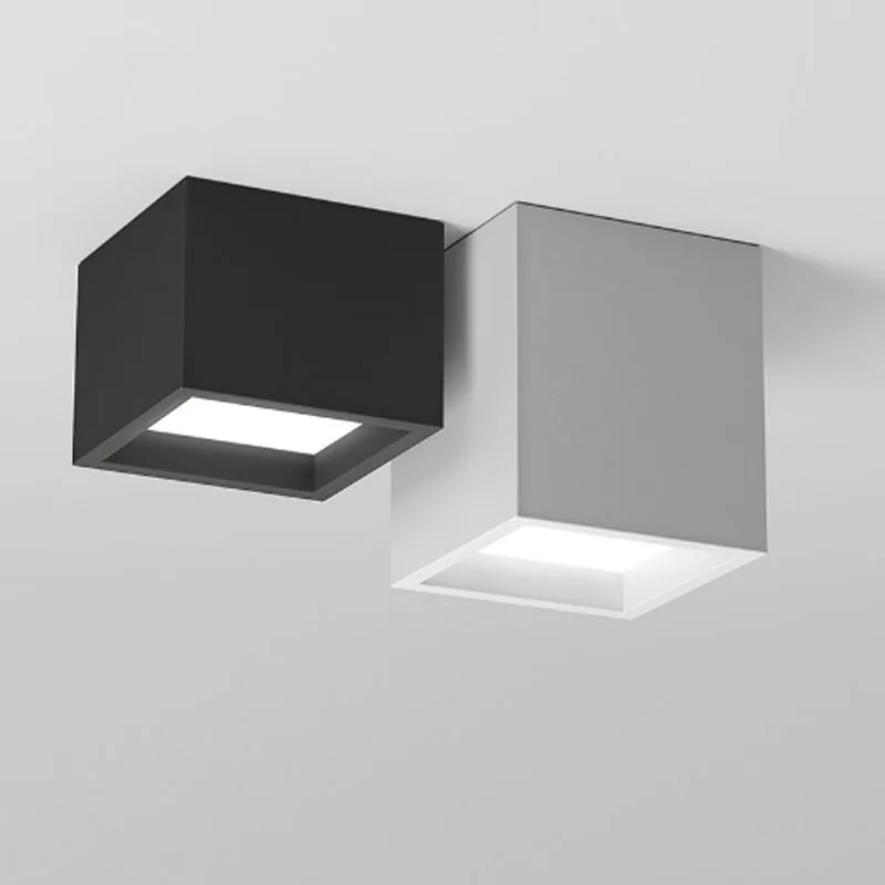 

Modern LED ceiling light brief acrylic creative combination of geometric fixture home deco DIY custom square ceiling lamp