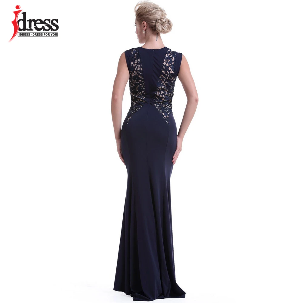 Женское вечернее платье макси IDress черное/синее/красное элегантное для