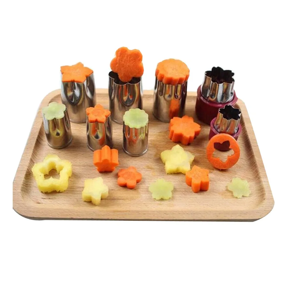 8 шт./компл. кухонные инструменты из нержавеющей стали для резки фруктов и овощей |