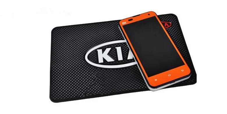 Для KIA, K2, K3, Cadenza, SPORTAGE, Sorento, Borrego, Carens, Forte нескользящие мат, мобильный телефон коврик, Dashboard коврик AP-079