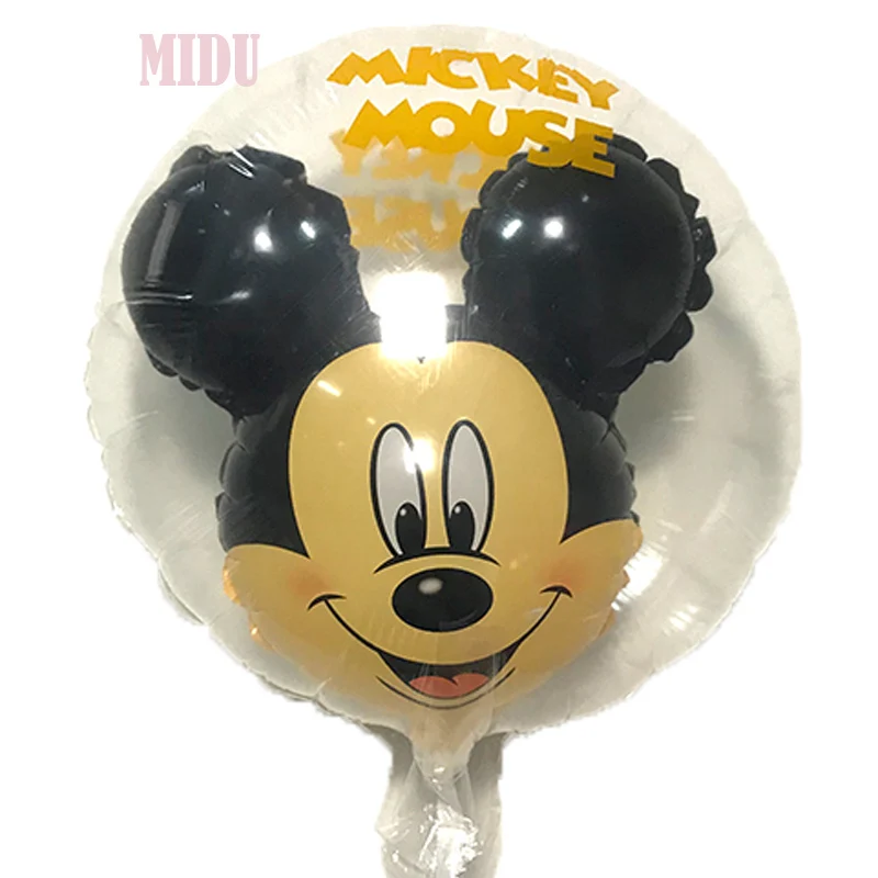 День рождения Надувные шары mickey Minnie Мышь воздушный шар прозрачные Микки и Минни Маус бальное свадебное украшение детские игрушки шары подарок