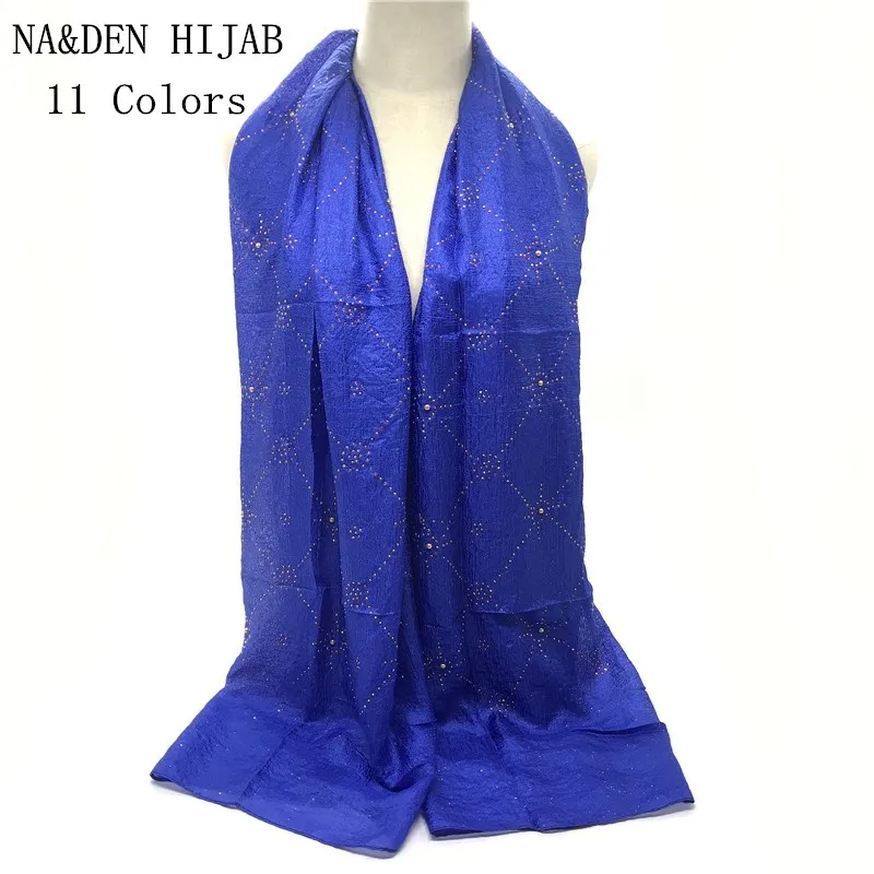 

Vintage Diamond print shawl soft elastic style scarf flower pattern scarves shawls women foulard muslim headband hijabs 11 color