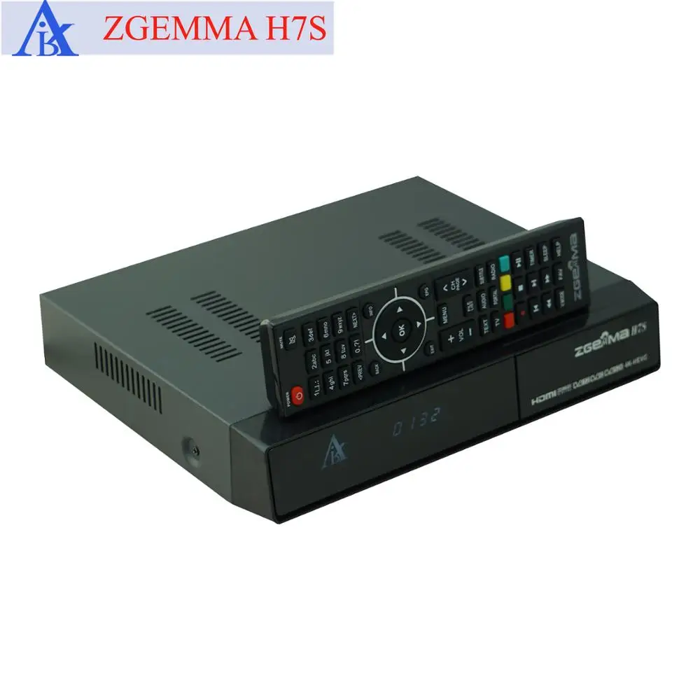 5 шт./лот 4K UHD Kodi TV Box & Multistream декодер ZGEMMA H7S Ci + Ultra CPU двухъядерный E2 QTStalker DVB S2X 2 * T2/C