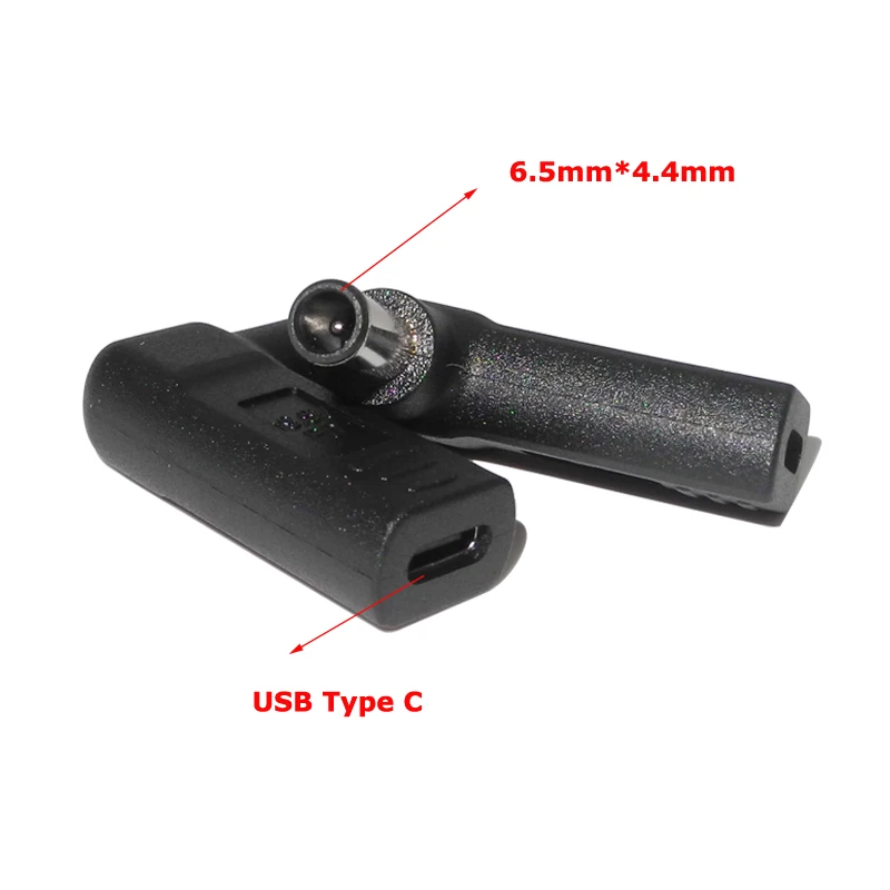 Конвертер USB Type-C адаптер питания постоянного тока для ноутбука штекер 6 5*4 4 мм