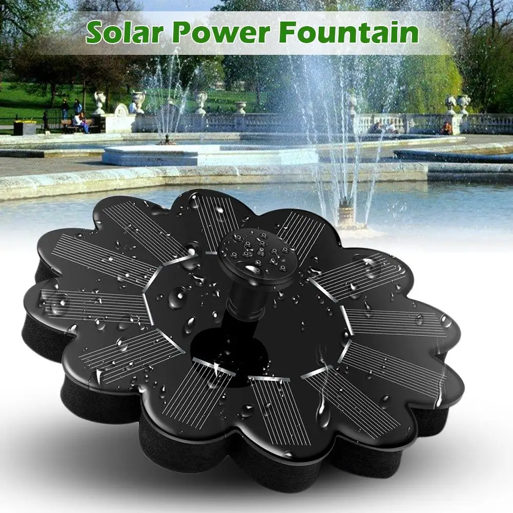 1.4W 6V Solar Water Pump Floating Panel Pool Solar Power Fountain Garden landscape Garden Pond Watering Kit Birdbath Fountain