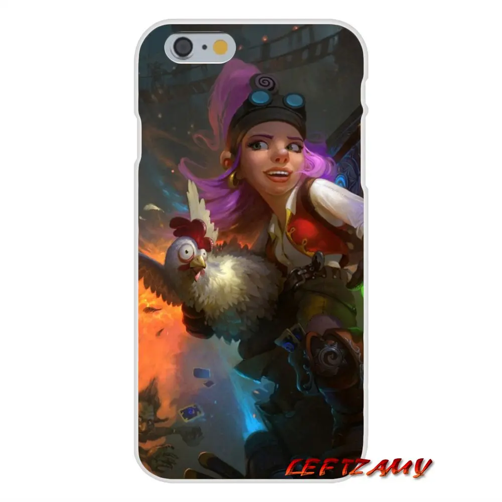 Крутая игра Hearthstone аксессуары для карт чехлы телефонов iPhone X 4 4s 5 5S 5C SE 6 S 7 8