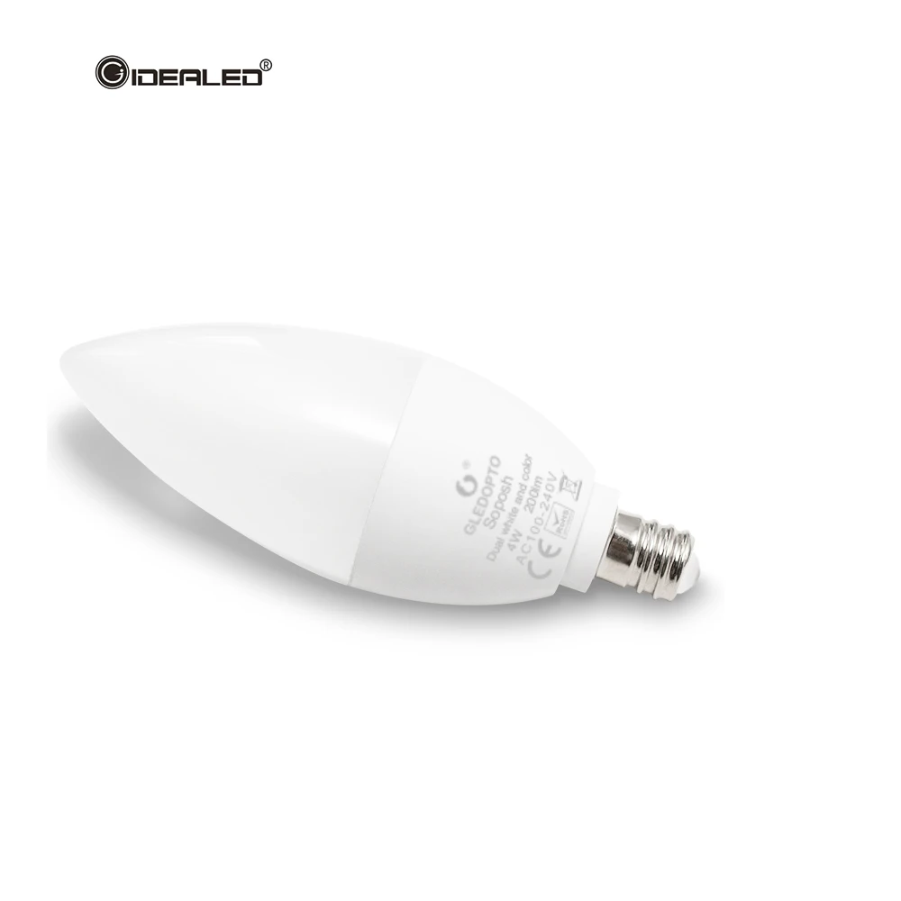 Умная Светодиодная лампа Zigbee hub rgbw/rgbww умное приложение управление затемнением E14
