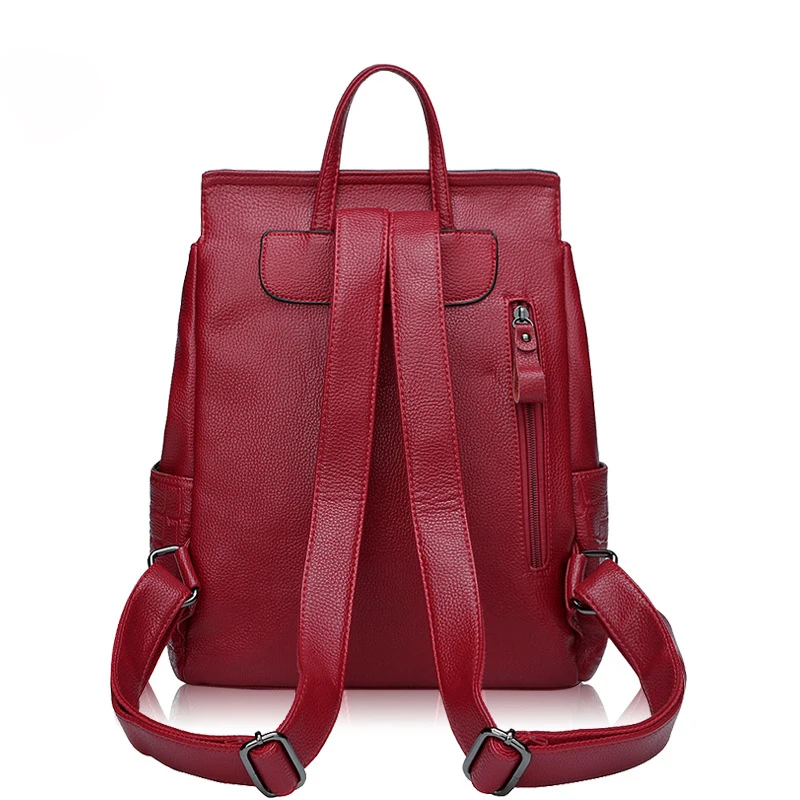 MIWIND рюкзак из натуральной мягкой кожи рюкзаки коровьей Верхний слой воловьей