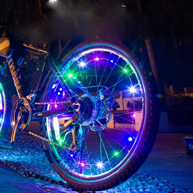 

Bike Light Bicycle Cycling Colorful Cool Safety Tailight Lamp Rechargeable Battery Buy Two To One Fashion