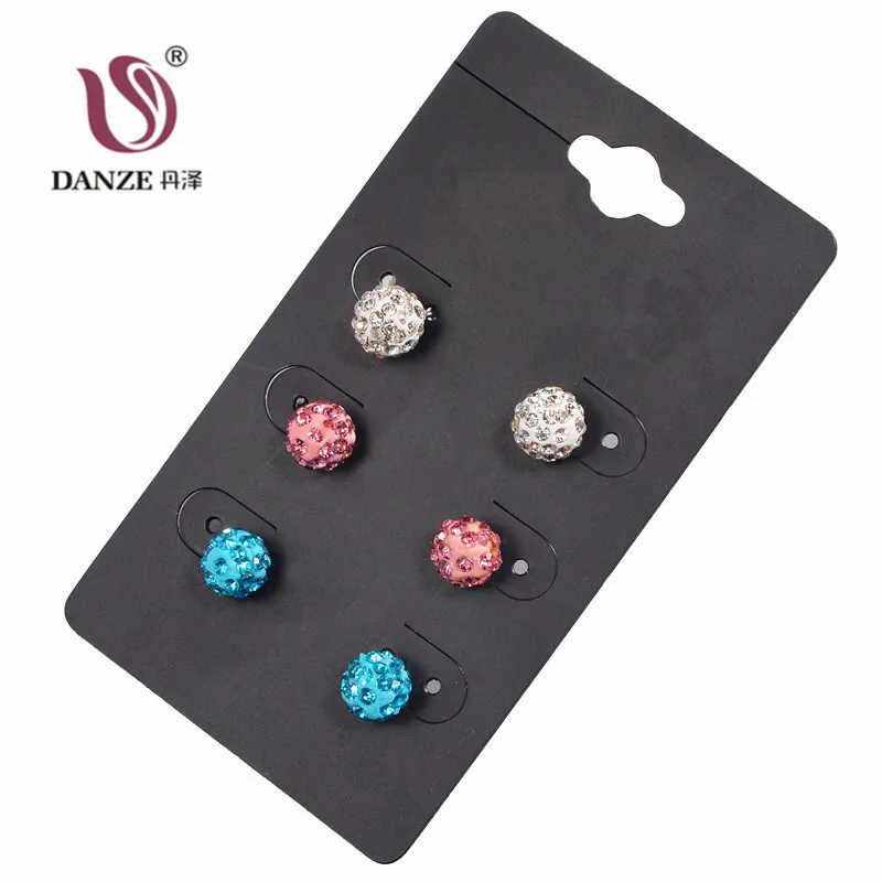 DANZE 3 пар/лот Sparky Crystal Комплект сережек для женщин и девочек женские милые шпильки