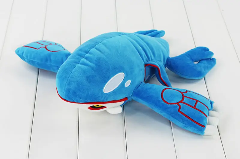 Аниме Покемон Kyogre животное Плюшевая Игрушка Рыба 24 см 30 мягкая плюшевая игрушка