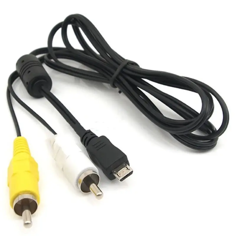 Горячая продажа микро USB штекер 2 RCA AV аудио видео кабель адаптер компонент