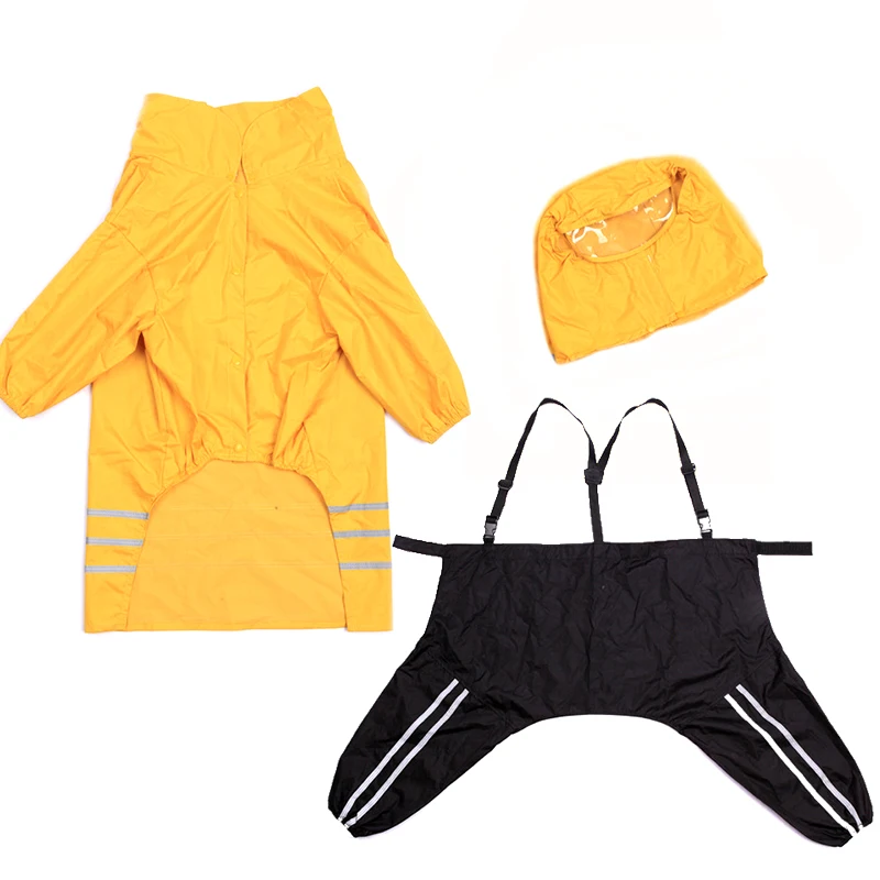 DRESSPET Pet собачьи плащи отделимые непроницаемые золотые ретривер одежда для
