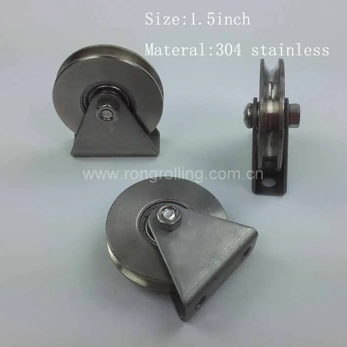 1 5 дюймовые скользящие ролики из Проволочной веревки/колеса/шкивы/бегунки с