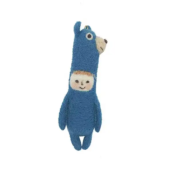 FL052b Модные женские DIY милые животные детские игрушки куклы Шерсть Войлок тыкается киттинг не готовая ручная работа шерсть материал для валяния - Цвет: FL052b