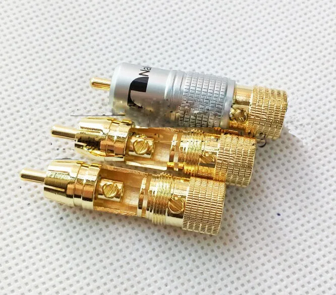 50 шт. Позолоченные NAKAMICHI RCA заглушка не разъем под пайку разъем|connectors gold|connector