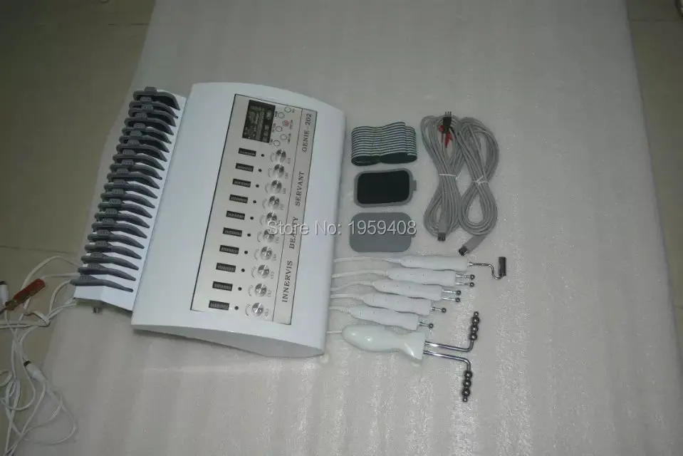 Профессиональный электрический стимулятор мышц с русскими волнами ems