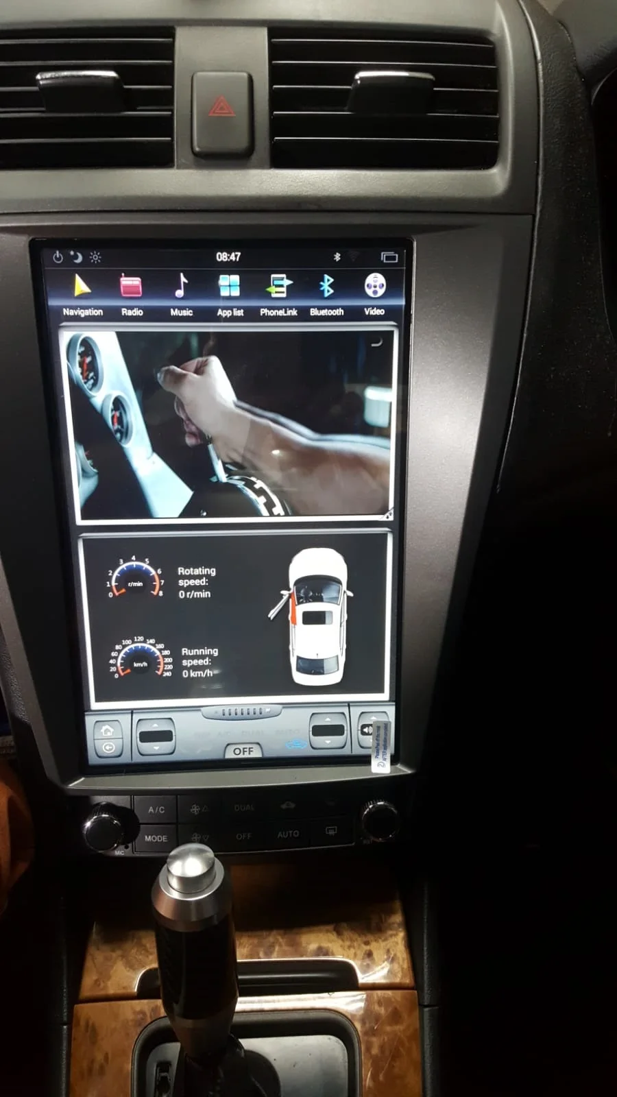 "YOKOTRON" 12," Telsa стиль сенсорный Android 7,1 Автомагнитола RDS для Honda Accord 7 CL7 2003-2007+ gps