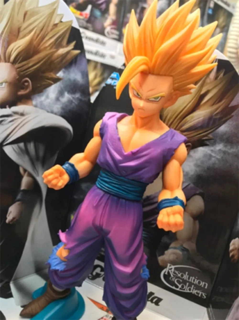 WSTXBD Оригинал Banpresto Dragon Ball Z DBZ Grandista ROS GROS SSJ Gohan Фигурка Игрушки фигурки кукол