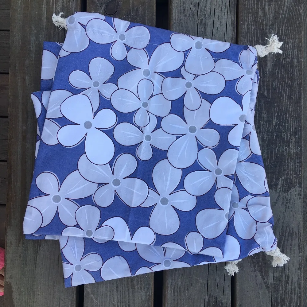 Хлопковая саржевая сумка-Органайзер на шнурке 1 шт. праздничная подарочная сумка