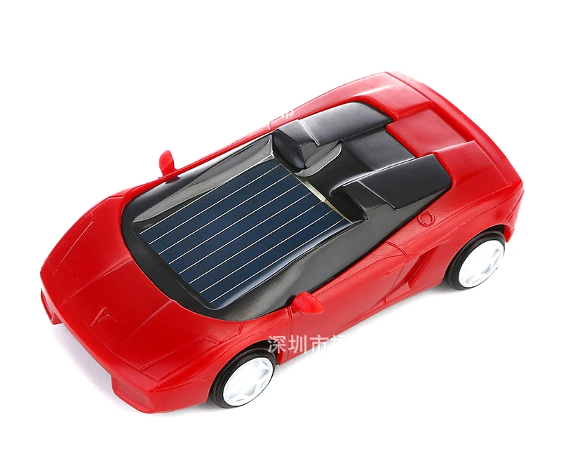Solar Power Charging Toys Small Sports Car Children Kids Fashion Educational Toys Energy Cricket Christmas Gift Toys