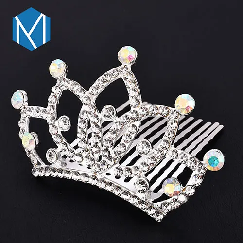 style 2 white M MISM Элегантный женский головной убор невесты, блестящие заколки-короны, аксессуары для волос для женщин, украшения, заколки для волос - Цвет: style 2 white