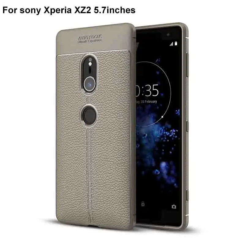 2PCS For Sony xperia XZ2 Case Luxury Ultra-Thin Soft TPU Design Cases xperiaXZ2 | Мобильные телефоны и аксессуары