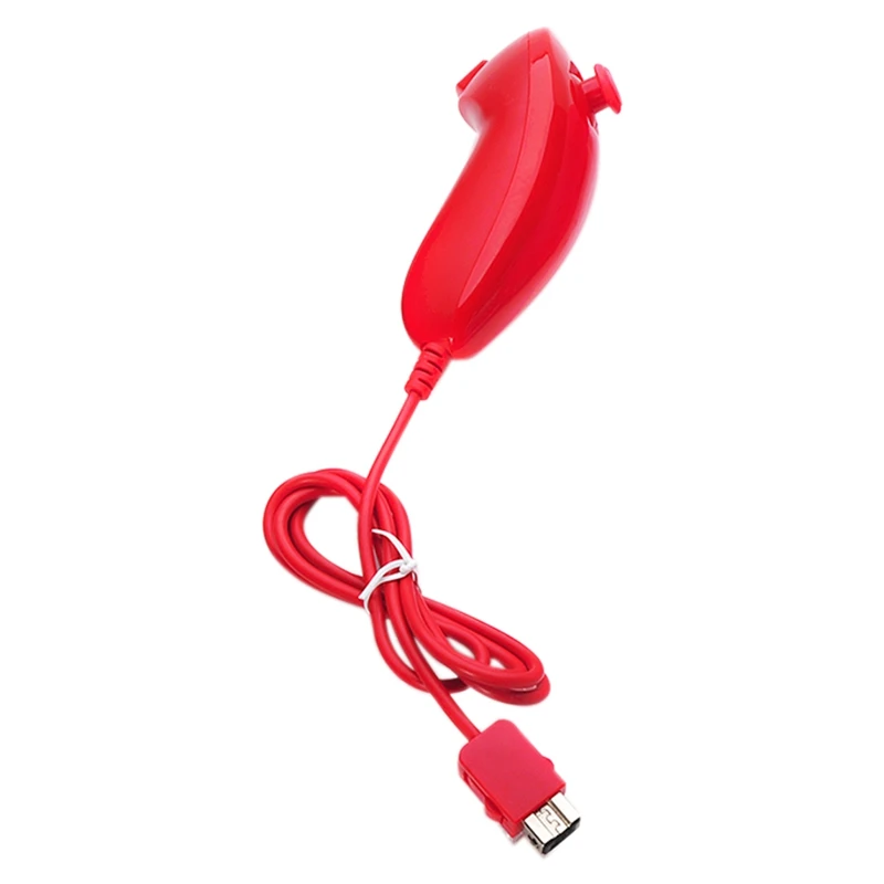 Nunchuck Nunchuk Пульт дистанционного управления видеоиграми для консоли Nintendo Wii 5