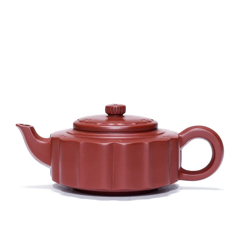 

Enameled Pottery Teapot Bright Red Robe Famous Hao Tong Tong Manual Teapot Travel Tea Set Wholesale Generation Deliver Goods