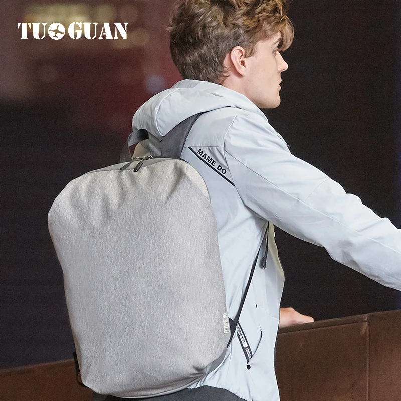 TUGUAN модные Для мужчин Водонепроницаемый рюкзак для ноутбука Анти-Вор Back Pack Bagpack