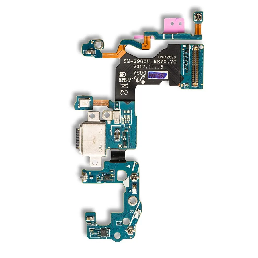 Запасные части, usb зарядный порт гибкий кабель для samsung Galaxy S9 S9 Plus SM-G960 G965 A T P V U F