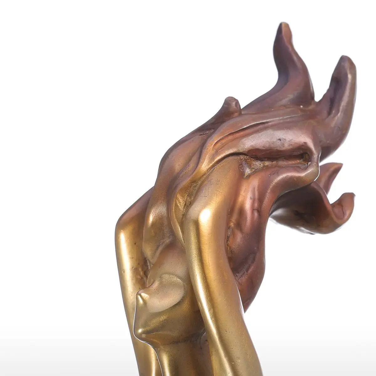 Tooarts бронзовая скульптура Сексуальная пухлая леди ручная работа современное