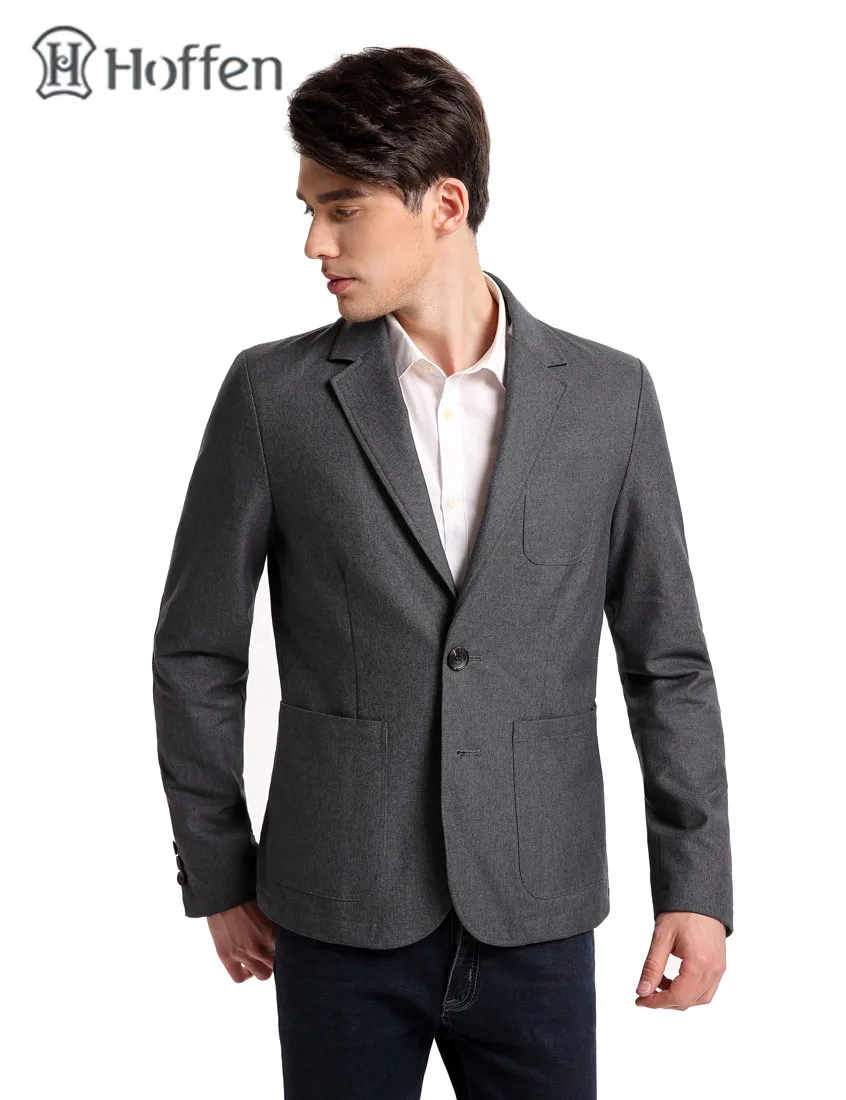 Hoffen 2017 Горячая распродажа мужской костюм куртка с отложным воротником на двух