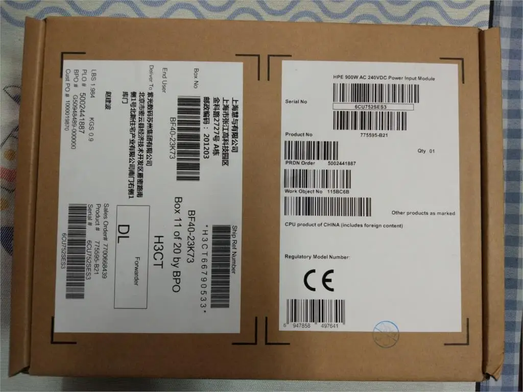 Блок питания для сервера 775595 B21 775592 001 830219 775593 201 Power HPE 900 Вт AC 240VD|Промышленные
