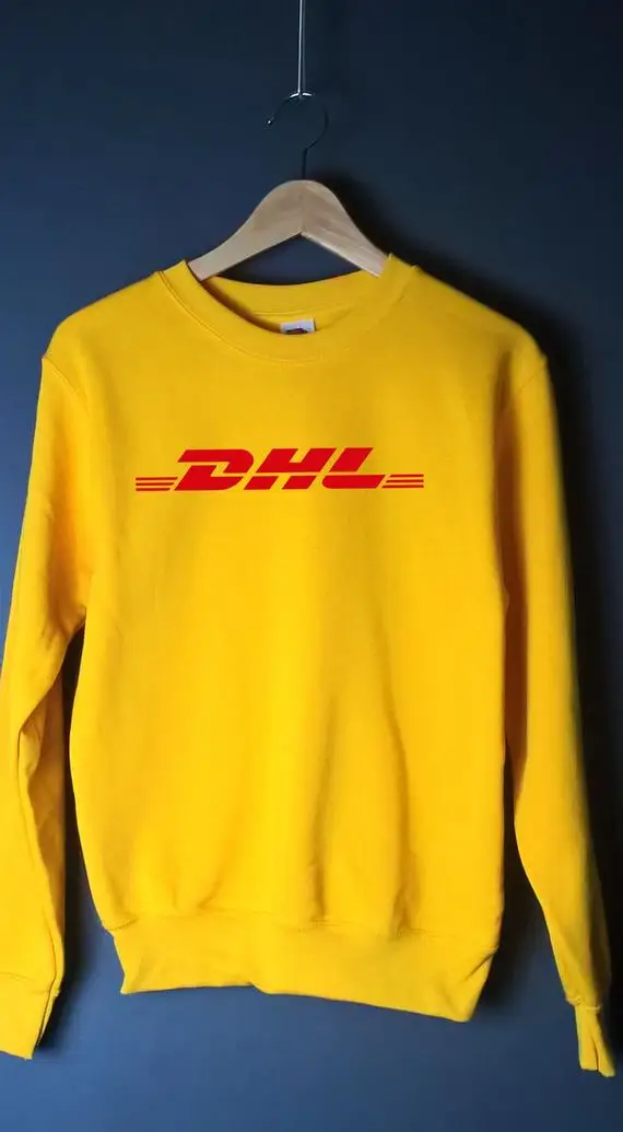 Желтый джемпер Sugarbaby DHL толстовка худи унисекс модные гранж 90 х повседневные топы