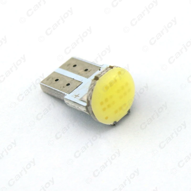 LEEWA 50 шт. DC12V 2 ватт T10 W5W/184/194 клиновидная 6LED COB автомобильная светодиодная лампа