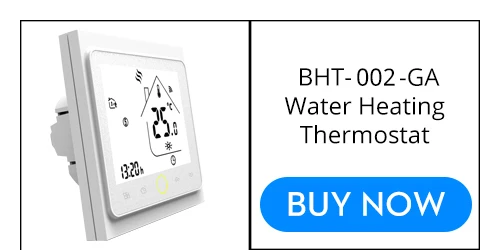 Умный WiFi термостат контроллер температуры воды электрическое отопление воды газовый котел работает с Alexa Echo Google Home Tuya